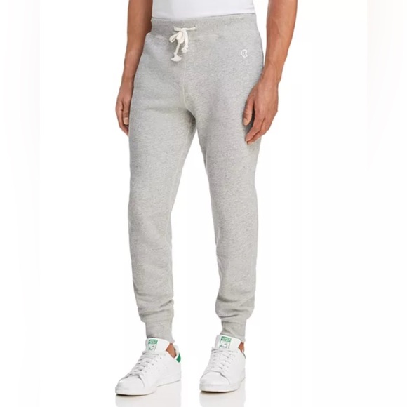 Todd Snyder Gray Sweatpants with Elastic Cuffs and Drawstring Waistband - Picture 1 of 16